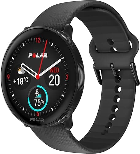 Polar Ignite 3 - Fitness & Wellness GPS Smartwatch, Sleep Analysis, AMOLED Display, 24/7 Activity Tracker, Heart Rate, Personalized Workouts and Real-time Voice Guidance