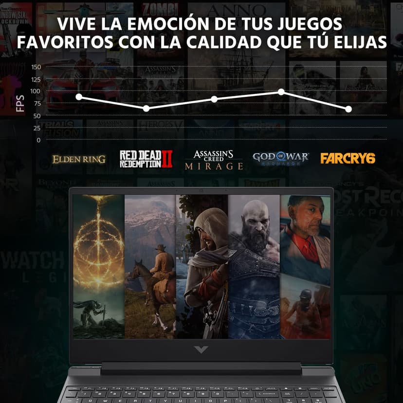 HP Victus NVIDIA GeForce RTX 4050 Gaming Laptop Intel Core i5 13420H 16GB RAM 512GB SSD 15.6" Windows 11 Home English Keyboard - 5