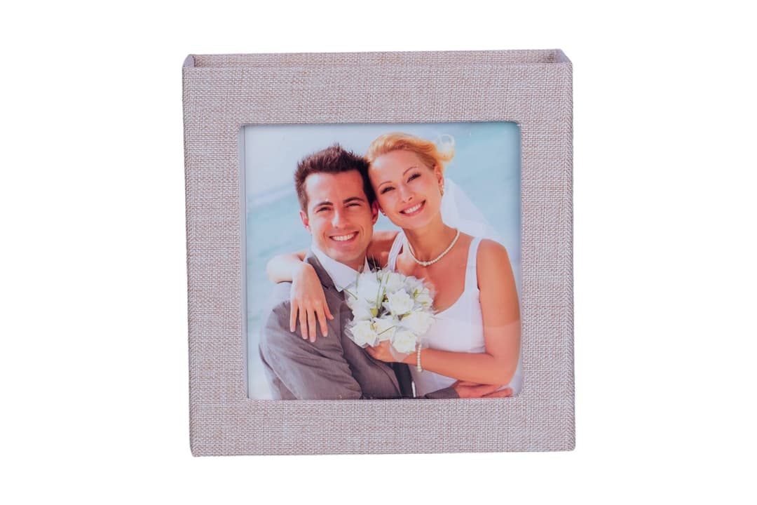 Elegantdisk USB Box with Picture Window for 1 USB Flash Drive Storage Box Case for USB (Beige)