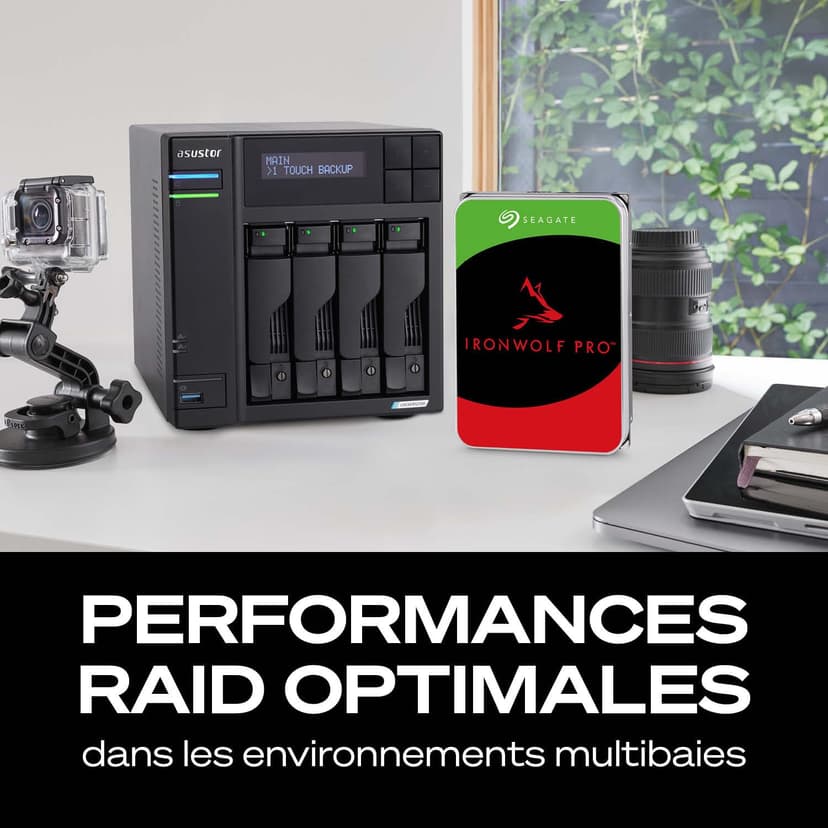 Seagate IronWolf Pro 28TB, NAS internal hard drive, 3.5", 7200 U/Min, CMR, 512 MB Cache, SATA 6 GB/S, Data Rescue Service (ST28000NTZ00) - 5