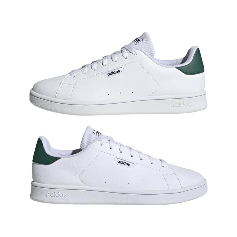 Adidas Urban Court Shoes Chaussures Homme, FTWR White FTWR White Collegiate Green, 43 1/3 EU - 6