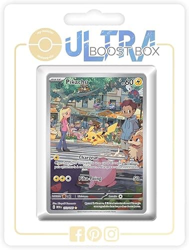 Pikachu 173/165 Alternative Pokémon Gallery Secrète - Myboost X Écarlate et Violet 3.5 151 - Coffret de 10 Cartes Pokémon Françaises