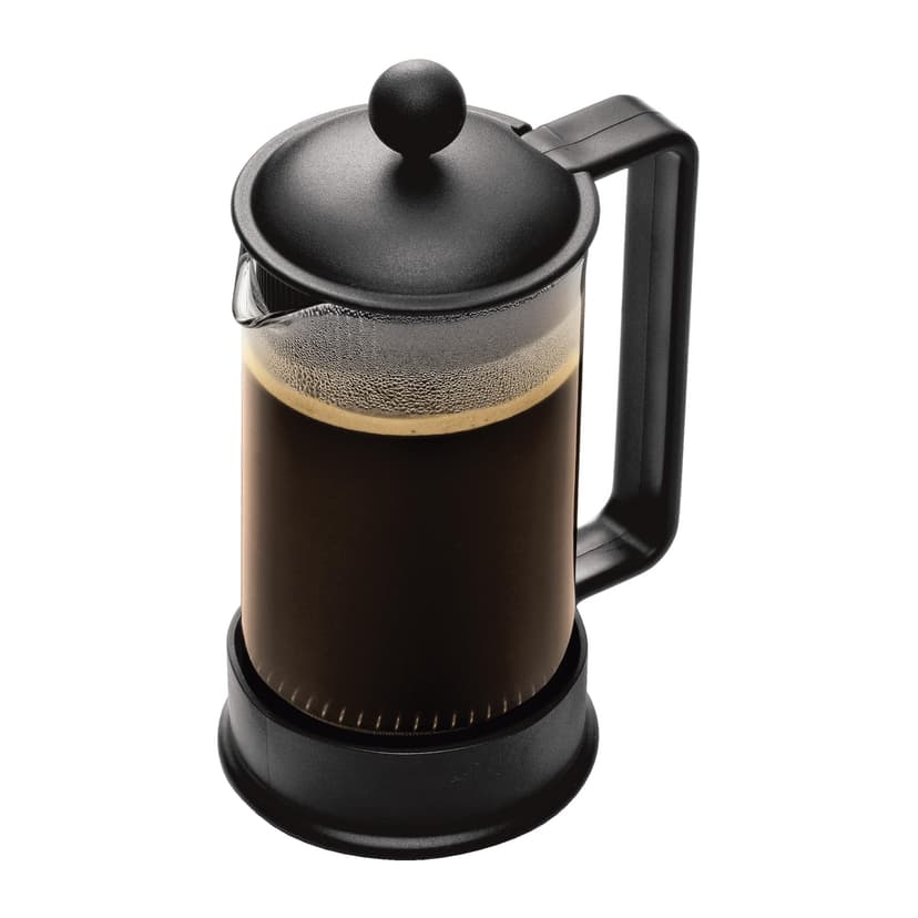 Bodum French Press Brazil - 350ml / 3 Cup Coffee Maker - Durable Glass & Stainless Steel Filter - BPA-Free Dishwasher Safe - Classic Cafetiere - Made in Portugal - 1