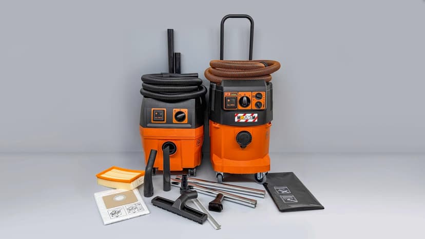 FEIN Dustex 35 LX AC, Aspirateur industriale eau et poussière avec nettoyage entièrement automatique du filtre,certification classe de poussières L, Aspirateur professionnel pour chantiers et ateliers - 4