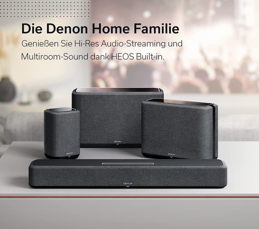 Denon Home 150 Multiroom Speakers, HiFi Speaker with HEOS Built-in, Wi-Fi, Bluetooth, USB, AirPlay 2, Hi-Res Audio, Alexa-Compatible - 9