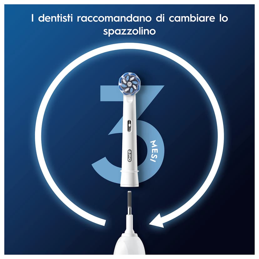 Oral-B Brossettes de Rechange Sensitive Clean, lot de 8, Blanches – Recharges Brosse à Dents Électrique Pro avec des Brins Ultra Doux pour les Gencives Saines, Emballage en Carton - 5