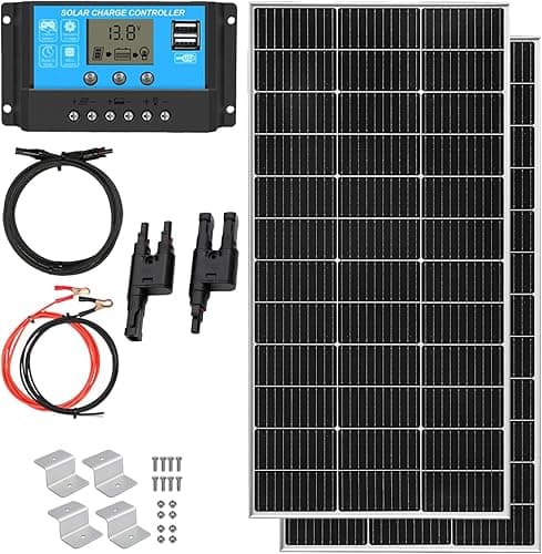 XINPUGUANG Kit Panneau Solaire 240W:2 Panneaux Solaires M…