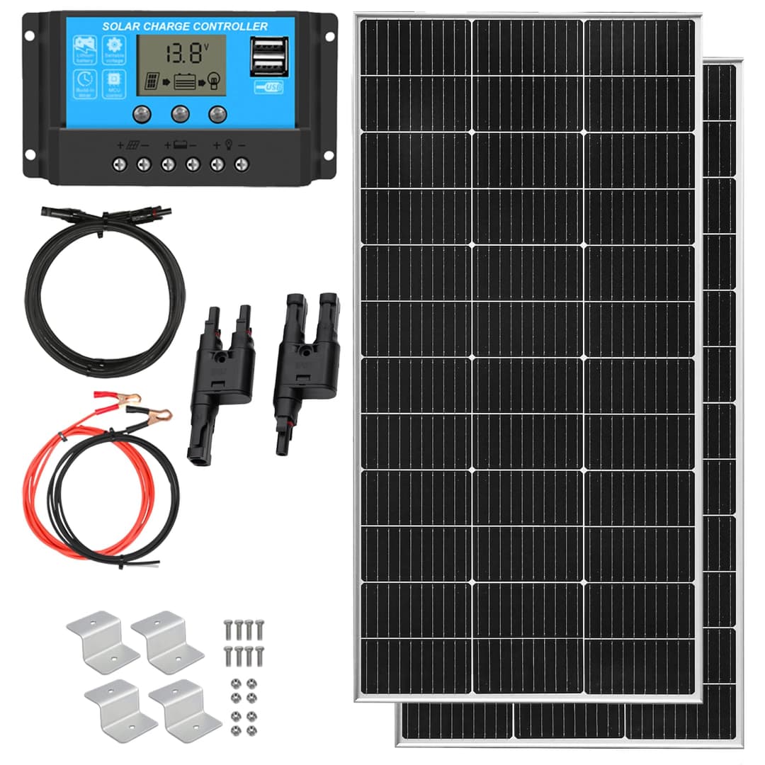 XINPUGUANG Kit Panneau Solaire 240W:2 Panneaux Solaires M…