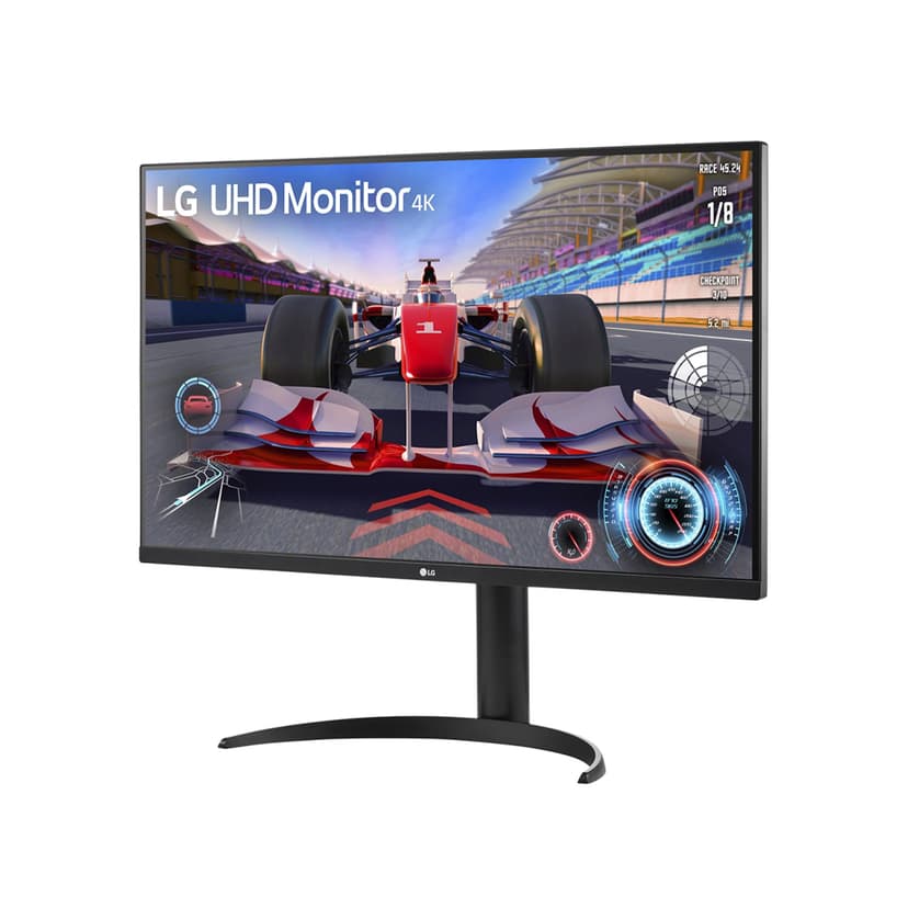 LG 32UR550 32" UltraHD 4K LED VA HDR 10, 3840x2160, 4ms, AMD FreeSync 60Hz, 10W Stereo Audio, HDMI 2.0 (HDCP 2.2), Display Port 1.4, AUX, Pivot Stand, Anti-Glare Display, Flicker Safe, Black - 5