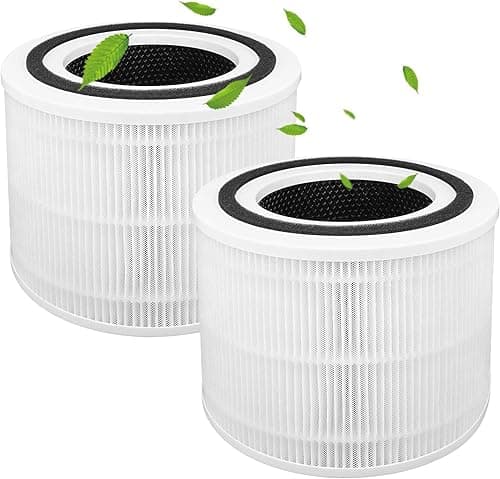 Core 300s Air Purifier Filter for LEVOIT Core 300s / Core 300 Air Purifier, 3-in-1 Pre, H13 Grade True HEPA Activated Carbon, High Efficiency Filter Replacement, Part Number Core 300 RF Filter, 2-Pack