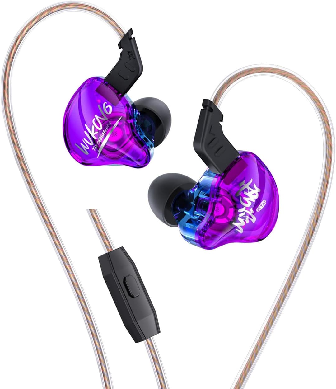 Yinyoo KBEAR MONKIE K01 Wired Gaming Headset, 1DD Lightweight with 3.5mm Plug, HiFi Immersive Bass Wired Headset Compatible with PC, PS5, Xbox, Switch