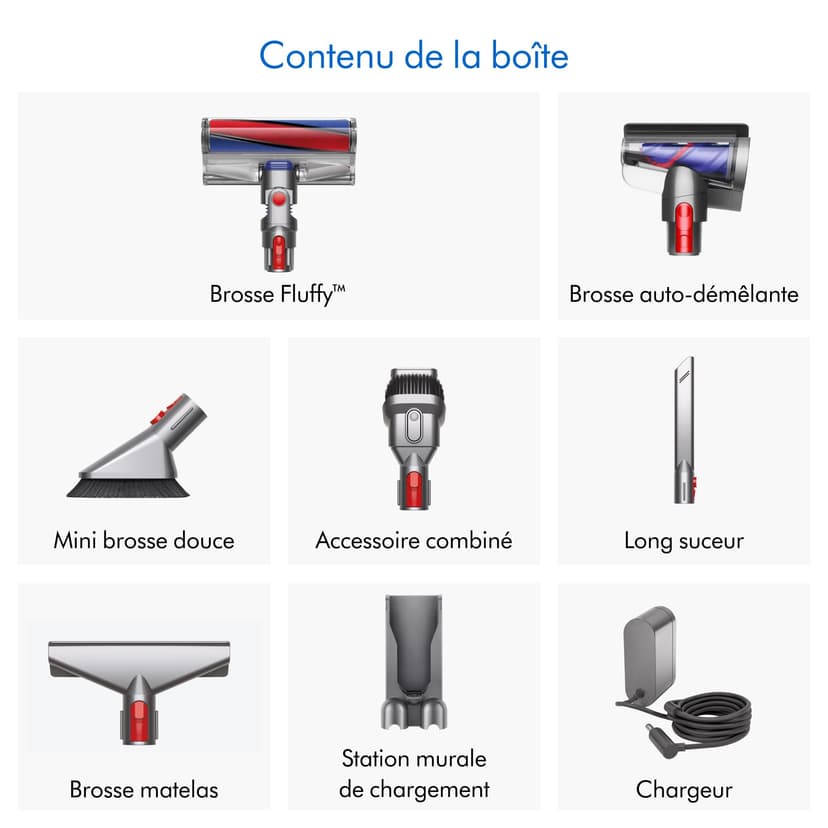 Dyson V11™ Fluffy aspirapolvere senza filo, 185 Airwatt, autonomia 60 minuti, tecnologia anti-groviglio, aspirapolvere per pavimenti e portatile - 4