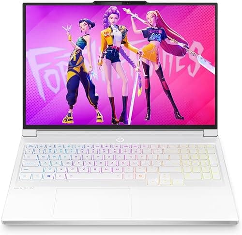 Lenovo Legion 7i Gaming Laptop, 16" 2.5K 165Hz OLED 1ms Display, NVIDIA RTX 5060, Intel Core Ultra 7 255HX, 32 GB DDR5 5600MT/s, 1 TB SSD, Wi-Fi 7, Backlit Keyboard, Windows 11 Pro, Glacier White