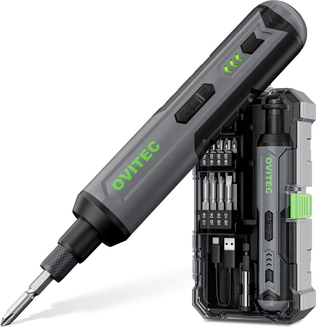 Electric Screwdriver Cordless Screwdriver Set 3.7 V 2000 …