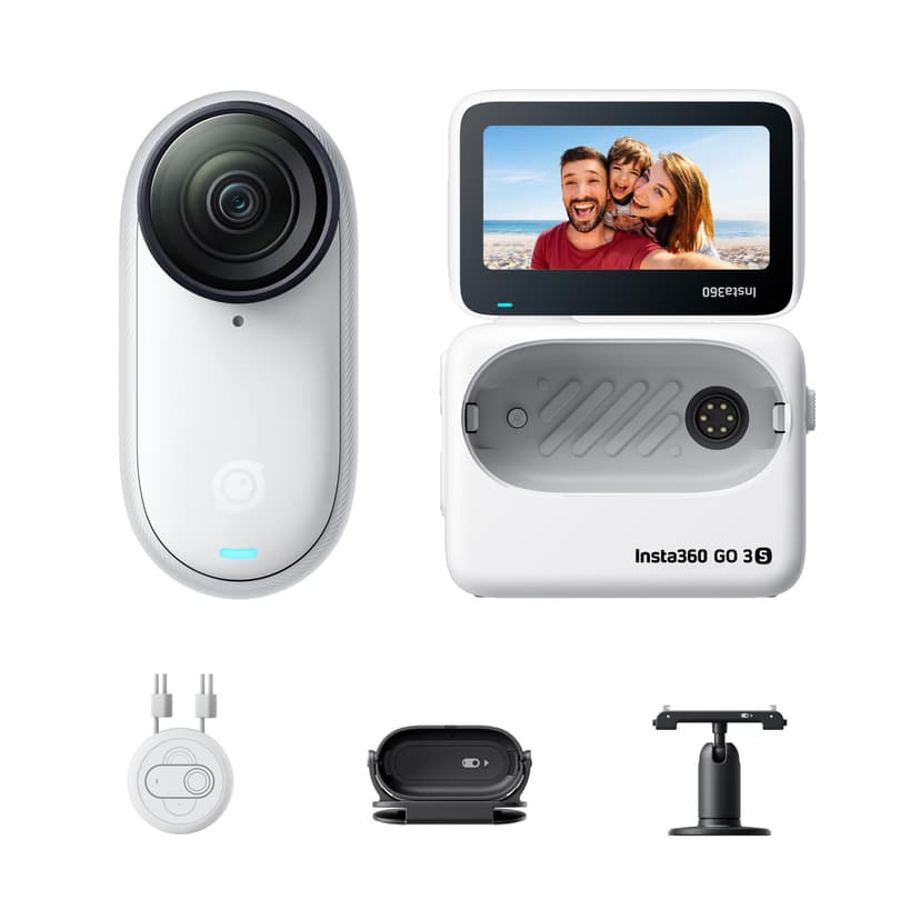 Insta360 GO 3S - 128 GB White 4K Tiny Portable Vlogging C… - 1