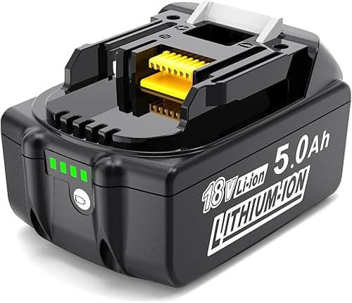 MoeuGreenBattX Batterie de Rechange pour Makita 18V: 5,0 …