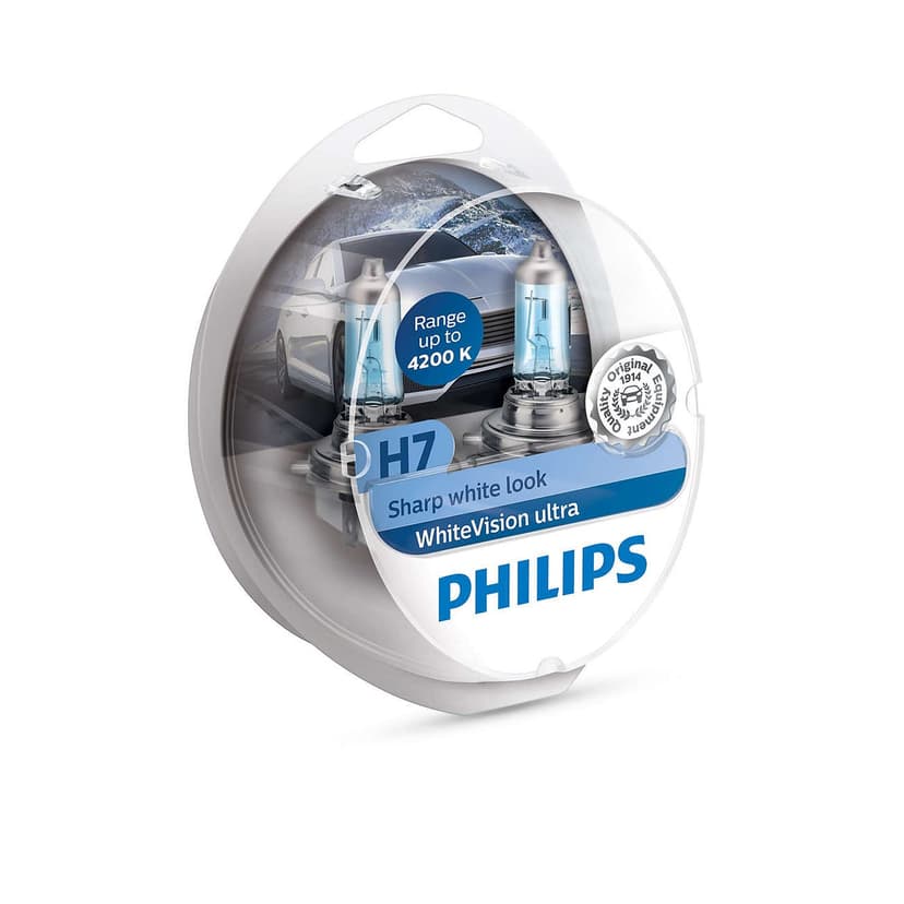 Philips WhiteVision ultra H7 car headlight bulb, 4.200K, … - 1
