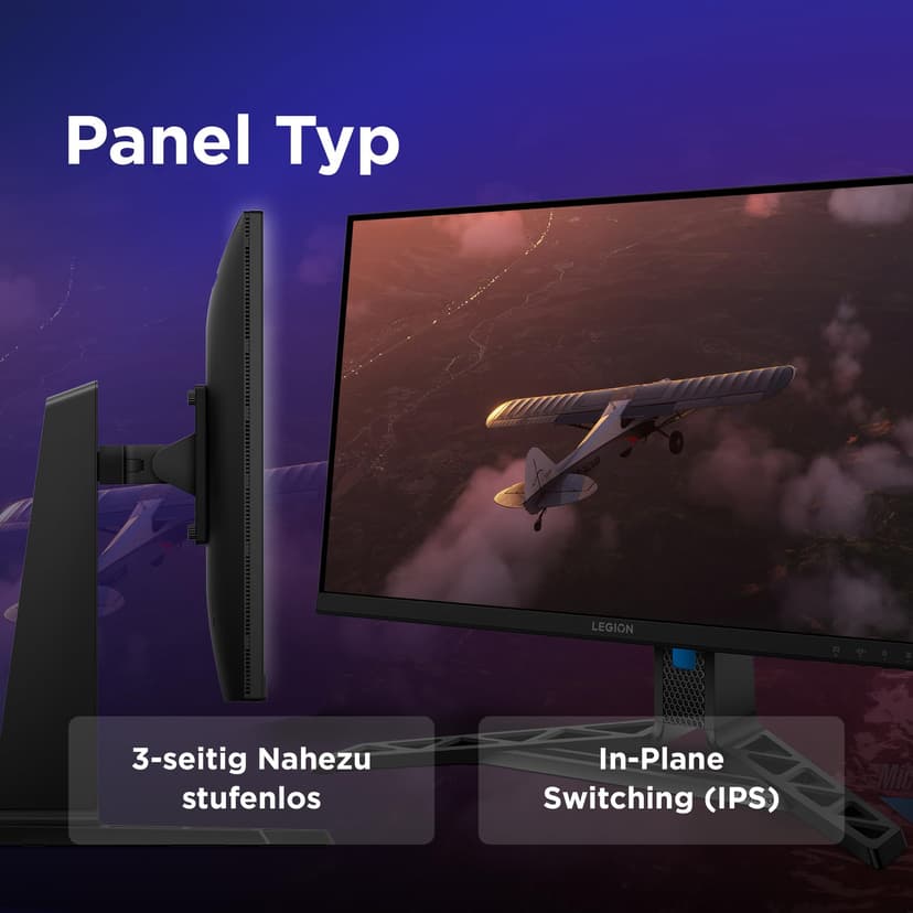 Lenovo Legion R27qe Gen 2 27" QHD WLED Gaming Monitor 2560 x 1440-16:9-200Hz IPS Panel 0.5ms Response Time HDMI DisplayPort TÜV Eye Comfort Protection Black 5.9kg - 8