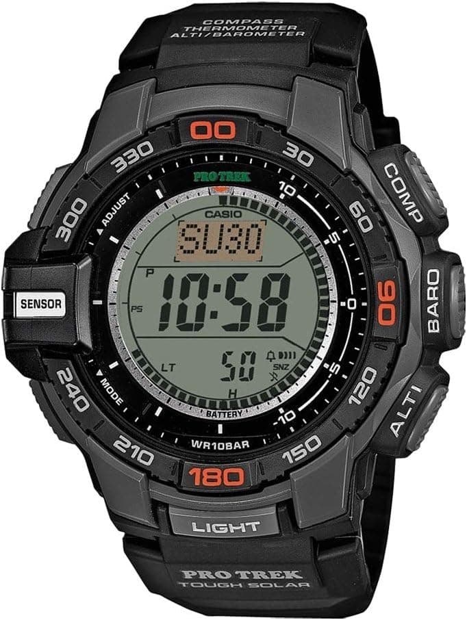 Casio Reloj pro Trek Mens Digital Quartz Watch with Plastic Bracelet PRG-270-1ER - 1