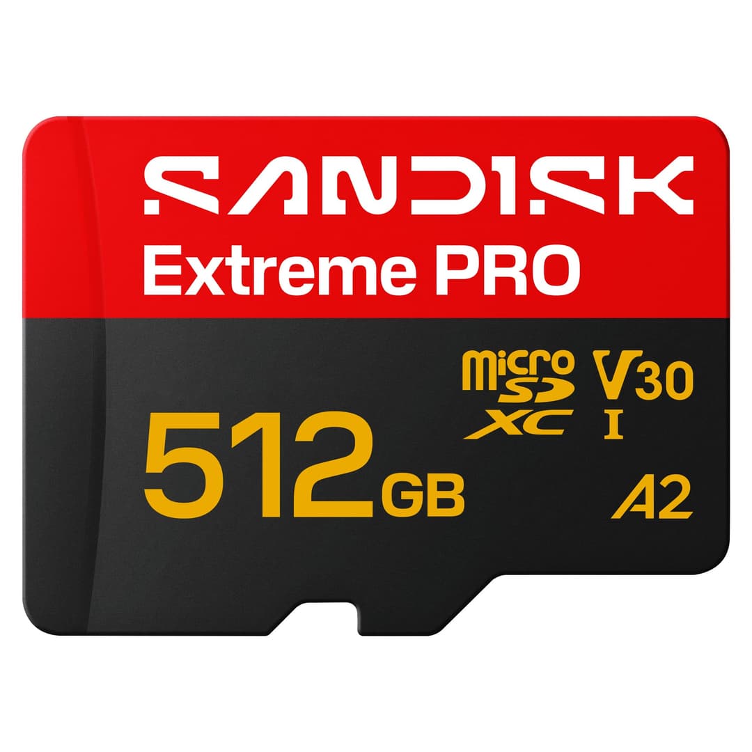 SANDISK Extreme PRO microSDXC 512GB, UHS-I Card + SD Adap…