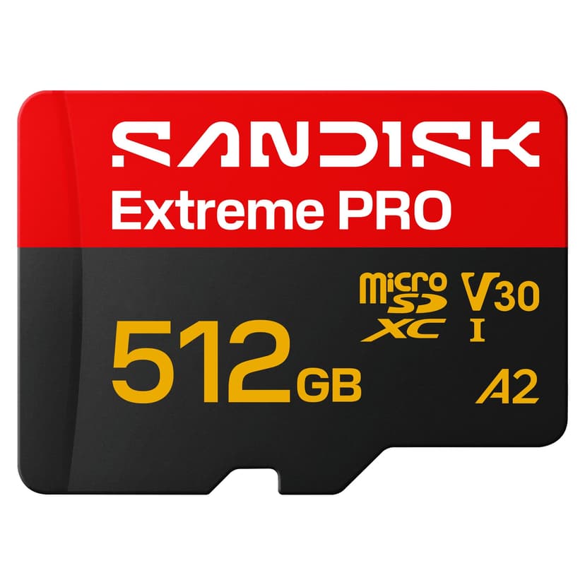 SANDISK Extreme PRO microSDXC 512GB, UHS-I Card + SD Adap… - 1