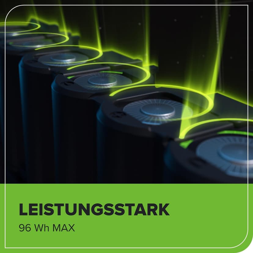 Greenworks Batterie 24V - Puissante Batterie Rechargeable Greenworks pour tous les Outils de Jardin 24V, Batterie Lithium-Ion 4Ah, Chargement Rapide, 3 Niveaux de Charge LED, Garantie 2 Ans - G24B4 - 3