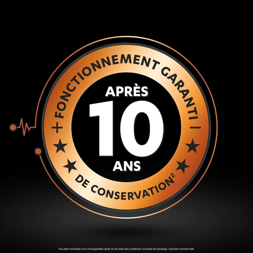 Duracell Rechargeables Piles AA (lot de 8), 2500 mAh, NiMH, pré-chargées, Longue durée, un packaging recyclable 0% plastique - 3