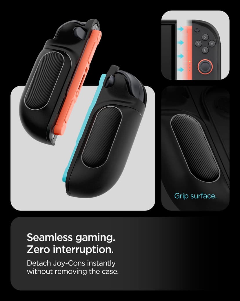 Spigen Snap Switch Case Compatible with Nintendo Switch 2 - Black - 6