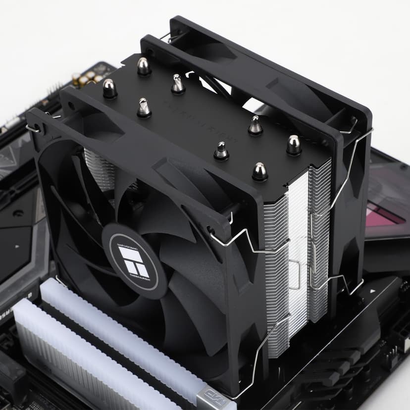 Thermalright TR Assassin X 120R SE PLUS CPU Cooler, 4 x 6 mm Heatpipes, 120 mm PWM Quiet Fans CPU Air Cooler with S-FDB Bearings, AGHP Technology, for AMD AM4 AM5/Intel 1700/115X/1200/1851 - 6