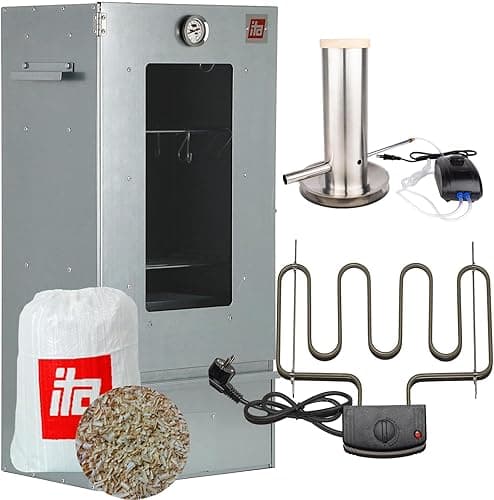 ITA Fumoir Électrique 7000 - Ensemble Smoker avec Chauffa…