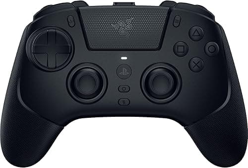 Razer Raiju V3 Pro - Wireless e-sports controller for PlayStation 5 & PC - 4 removable buttons & 2 claw grip bumpers - TMR analogue sticks - Pro HyperTrigger - Mecha-Tactile buttons | Black
