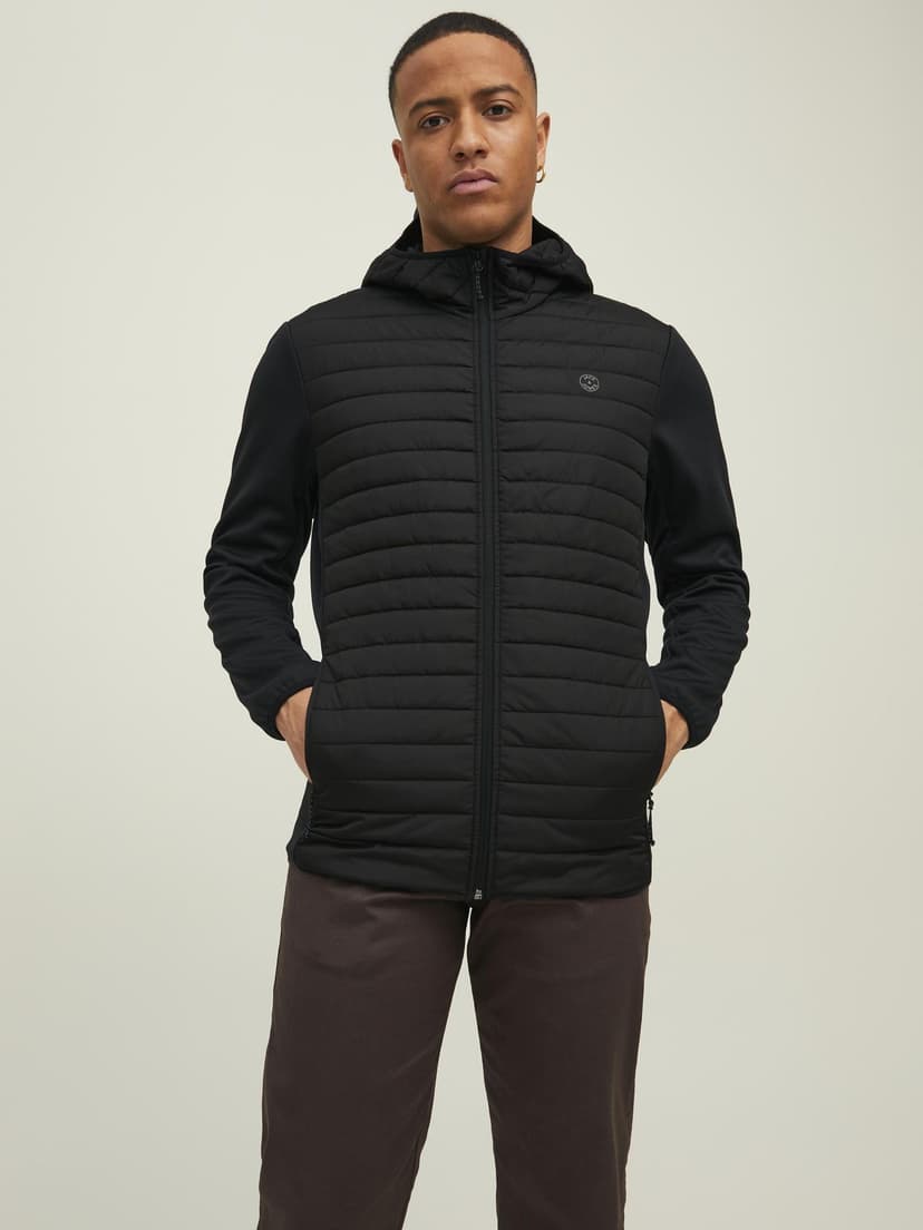 JACK & JONES Mens Quilted Jacket Black S - 2