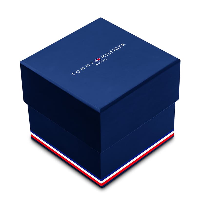 Tommy Hilfiger Montre Analogique Multifunction à Quartz pour Homme avec Bracelet en Silicone Blanc - 1710676 - 4