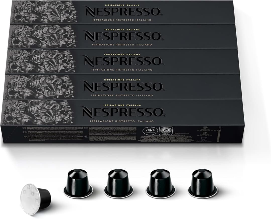 Nespresso Caffe 50 x Ristretto Capsules - Original