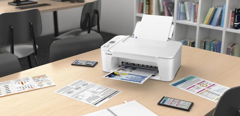 Canon PIXMA TS3751i: Wireless Colour Inkjet Printer for A4 – print, copy, scan. Compatible with the PIXMA Print Plan and ideal for home, convenient printing from your smartphone - 1
