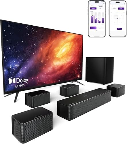 ULTIMEA 7.1 Surround Sound System for TV with Dolby Atmos…