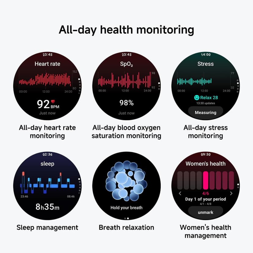 XIAOMI Watch 5 Smartwatch, Google Wear OS, NFC Pay, AI, Gemini, 1.54'' display, 6 days battery life, GPS fitness tracker, gesture control, sapphire glass, 47mm, Bluetooth, Green - 8