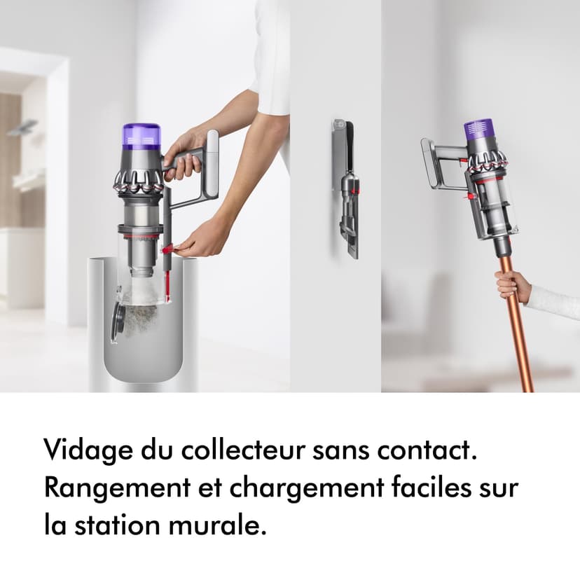 Dyson Cyclone V10 Absolute Cordless Vacuum Cleaner (Nickel / Copper) - 7