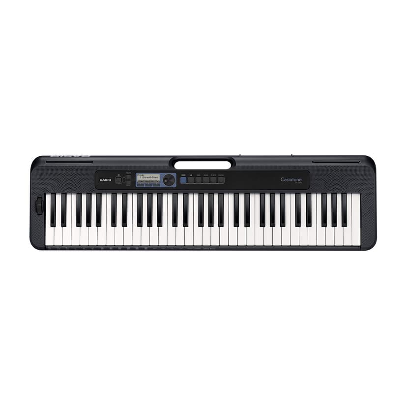 Casio Casiotone CT-S300C5 LCD Screen 61 Full-Size Keys Pitch Bend Keyboard, Black - 1