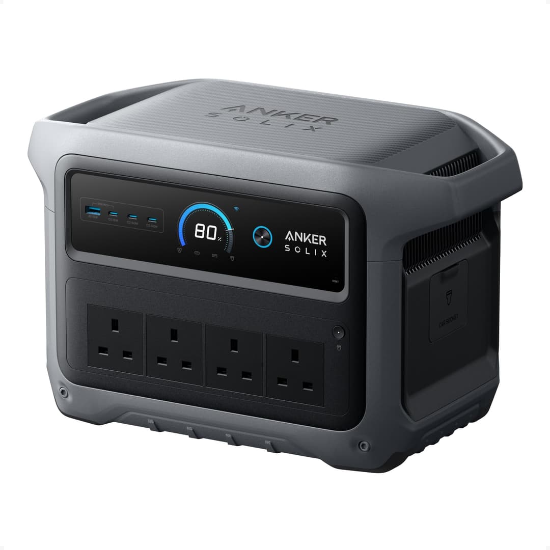 Anker SOLIX C1000 Gen 2 Portable Power Station, 2,000W (Peak 3,000W) Solar Generator, Full Charge in 49 Min, 1,024Wh LiFePO4 Battery for Home Backup, Power Outages, and Camping