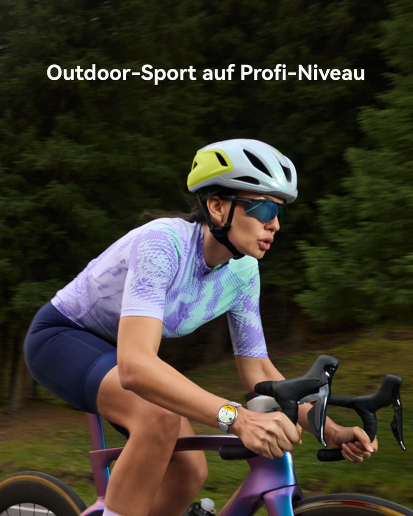 HUAWEI Watch GT 6 GPS 46mm Montres connectées, Écran AMOLED de 1,47 Pouce, Jusqu'à 21 Jours d'autonomie, Cyclisme de Niveau Professionnel, Compatible avec iOS et Android, Analyse ECG, Gris - 6