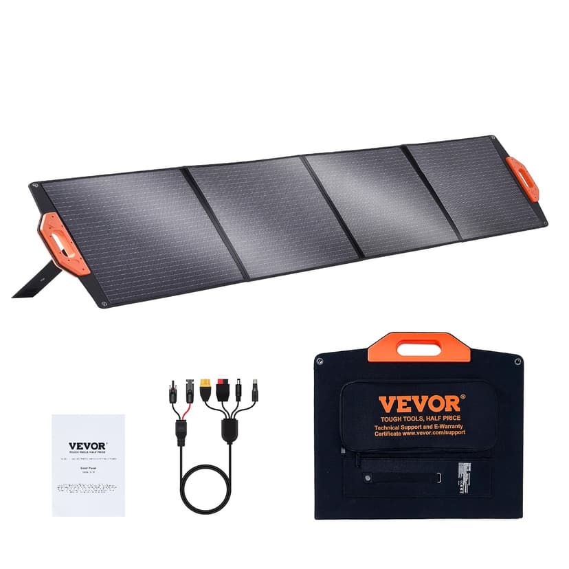 VEVOR Panneau Solaire Portable 200 W Chargeur Solaire Pli… - 1