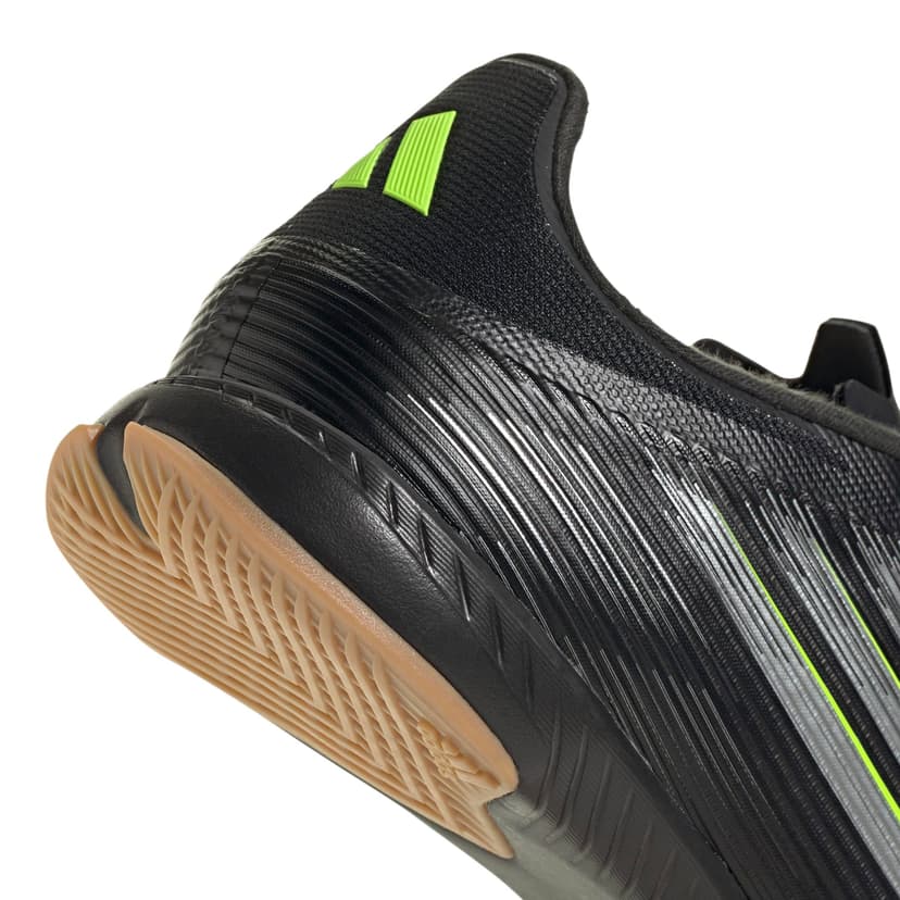Adidas Mixte F50 League Indoor Football Boots, Core Black/Iron Metallic/Lucid Lemon, 45 1/3 EU - 8