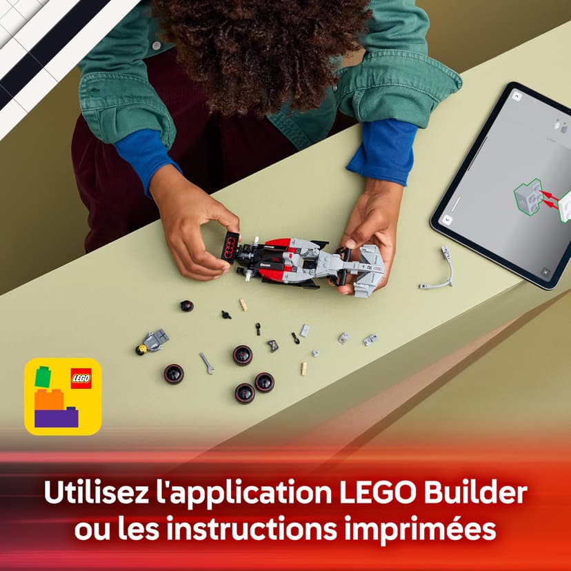 LEGO Speed Champions Voiture de Course Audi Revolut F1 Team R26 - Jouet - Maquette avec Minifigurine Collector de Pilote - Cadeau d'anniversaire pour Garçon 10 Ans & Ado Fan de Sport Automobile 77259 - 7