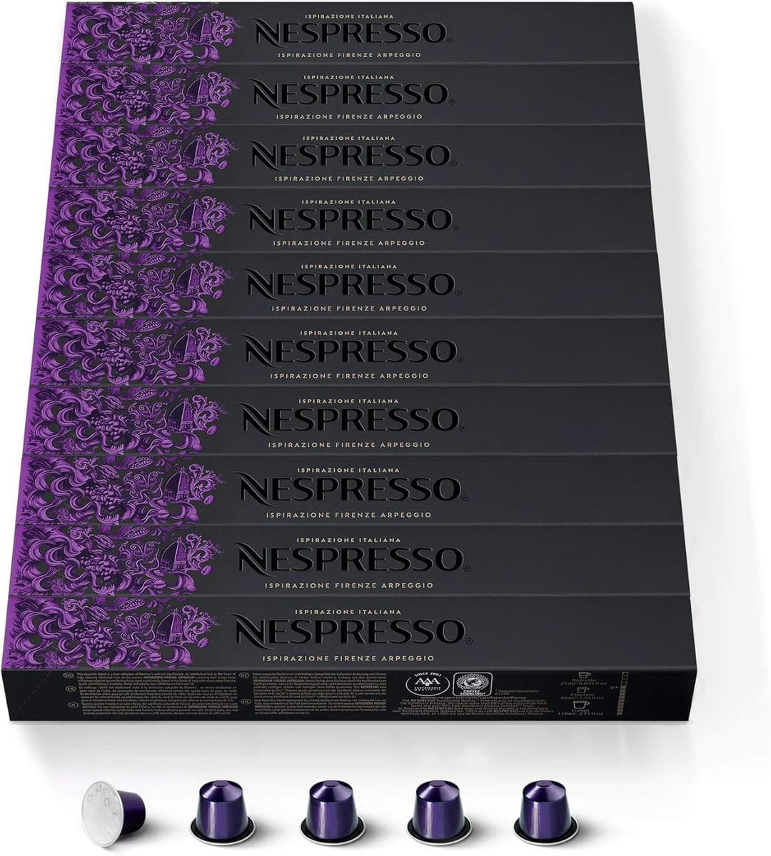 Nespresso OriginalLine: Arpeggio, 100 Count - ''NOT Compatible with Vertuoline''