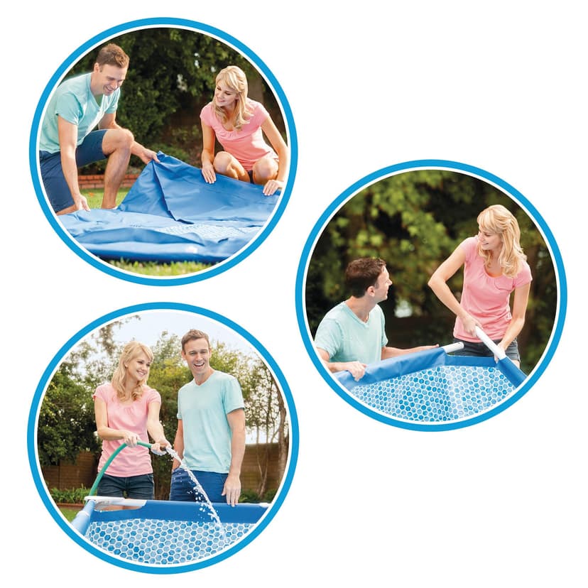Intex 4.5 m x 2.2 m x 0.84 m Rectangular Frame Pool Set - 3