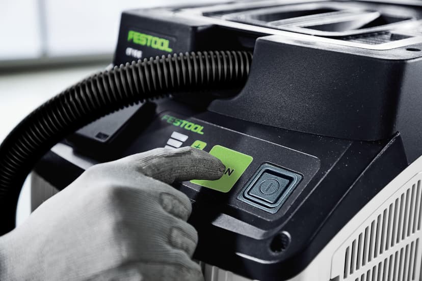 Festool CT 15 Mobile dust extractor 15 l container volume extracts dust, dirt and water for cleaning construction sites, workshops and offices - 7