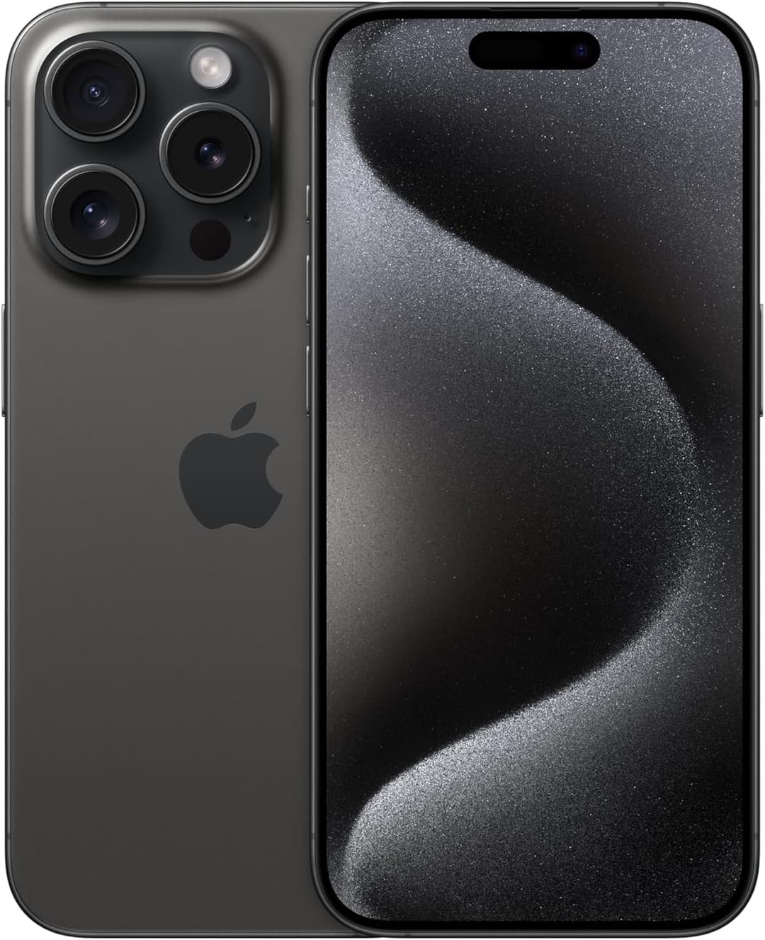 Apple iPhone 15 Pro 256GB Black Titanium – Renewed | Grade A | Unlocked | 48MP Camera | A17 Pro Chip | USB-C |