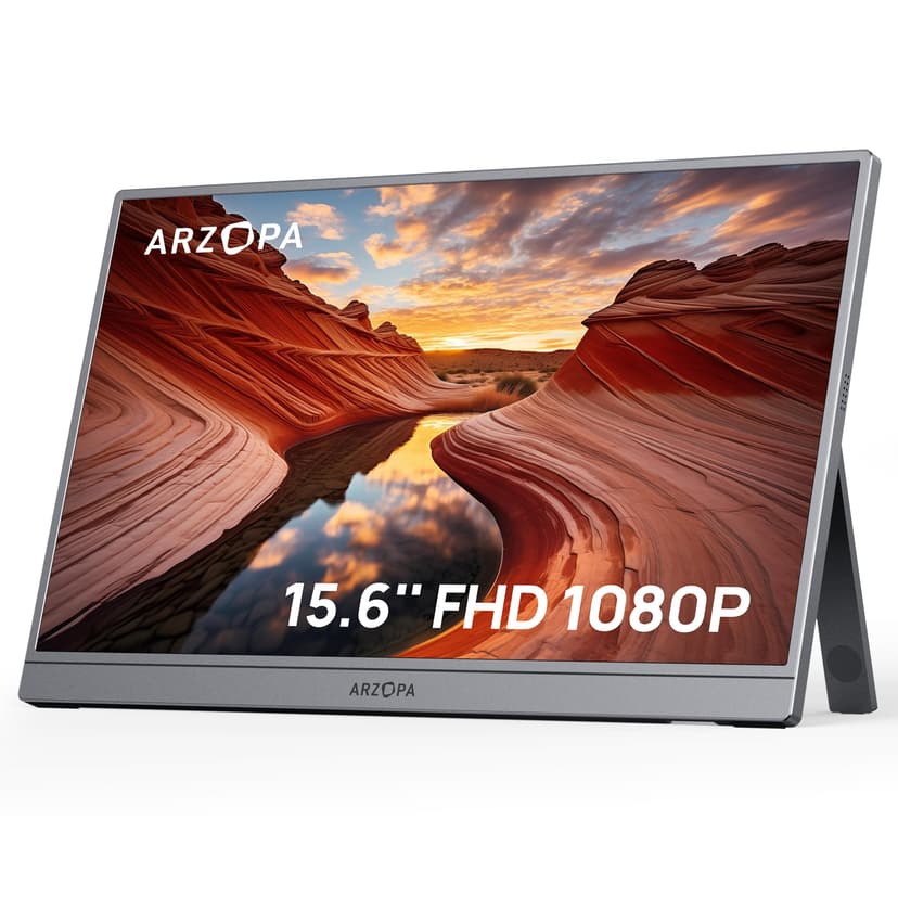 ARZOPA Écran Portable 15,6" 1920x1080 FHD IPS, Moniteur P… - 1