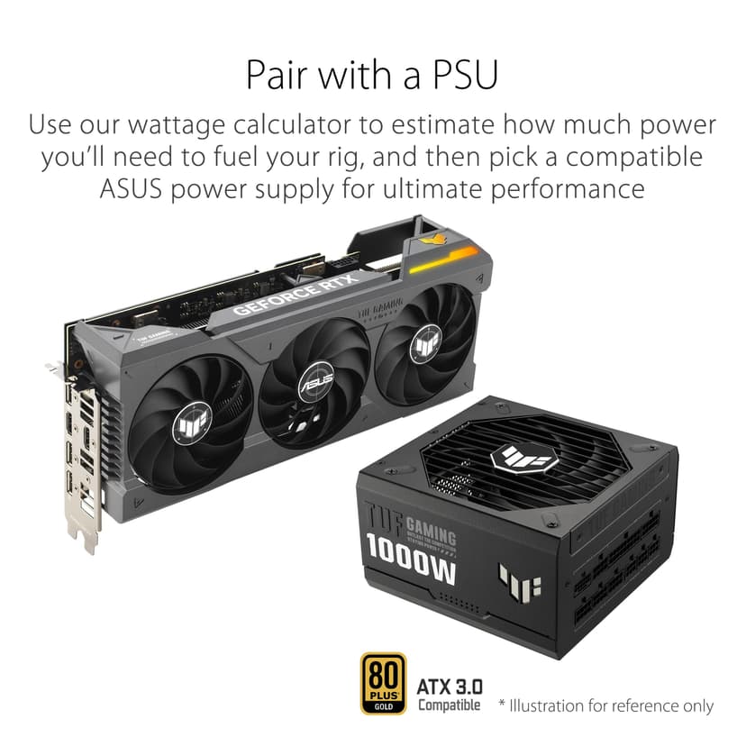ASUS TUF Gaming GeForce RTX 4070 Ti Super 16GB GDDR6X OC Edition Gaming Graphics Card (NVIDIA GeForce RTX4070Ti DLSS 3, PCIe 4.0, 2X HDMI 2.1a, 3X DisplayPort 1.4a, TUF-RTX4070TIS-O16G-GAMING, Black) - 7